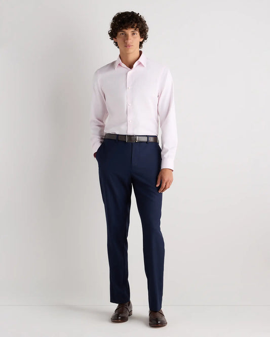 Supima Cotton Herringbone Dress Shirt - US 4595