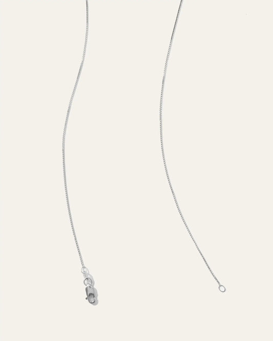 14K Gold Petite Box Chain Necklace - US 8733