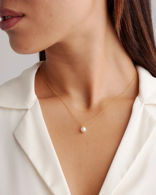Freshwater Cultured Pearl Pendant Necklace - US 6451
