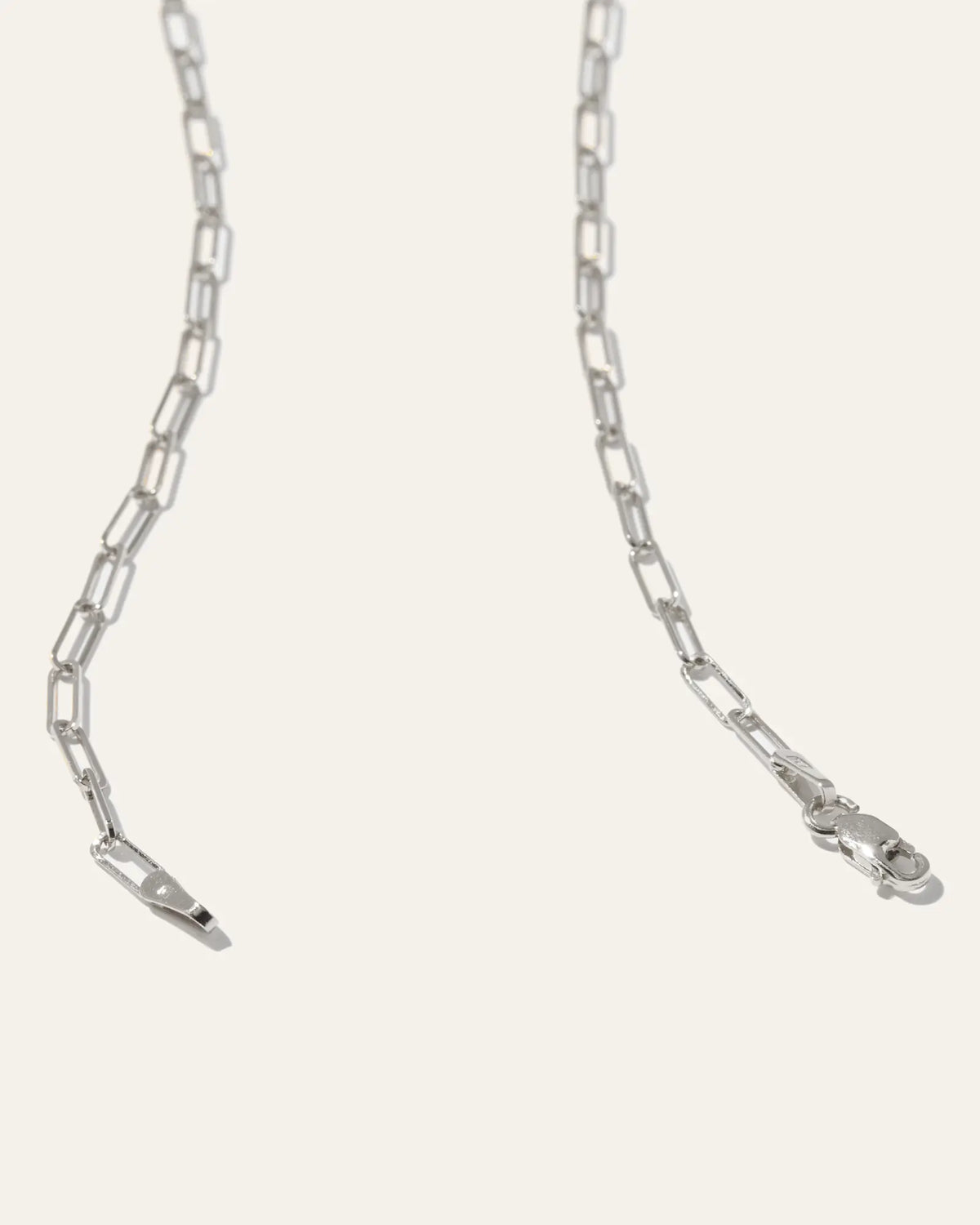 14K Gold Paperclip Chain Necklace - 2.7mm - US 9865