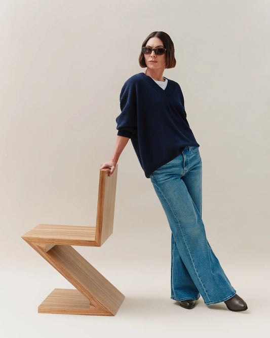 Cotton Modal Crew Neck Swing Tee - US 3762