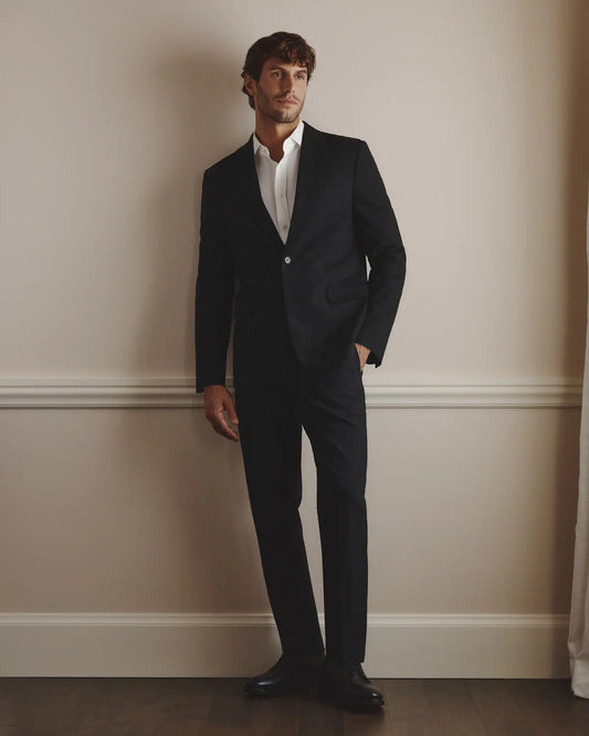 Stretch Wool Dress Pants - Slim - US 9669