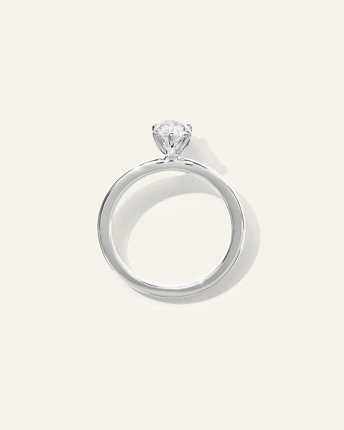 Lab Grown Diamond Marquise Comfort Fit Engagement Ring - 1ct - US 2016