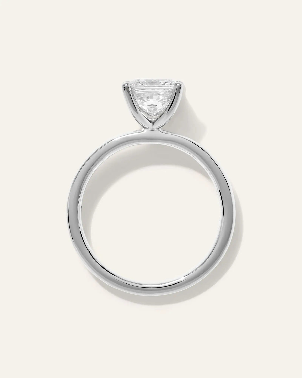 Lab Grown Diamond Princess Comfort Fit Engagement Ring - 1.5ct - US 9662
