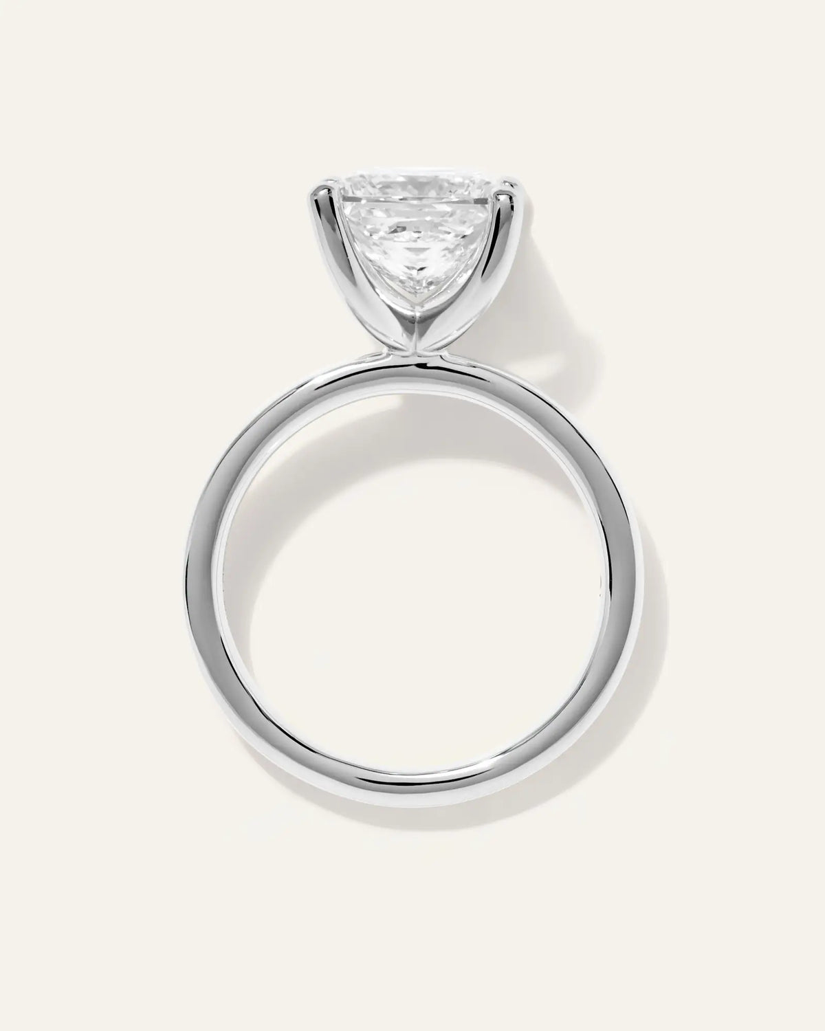 Lab Grown Diamond Princess Comfort Fit Engagement Ring - 3ct - US 8231