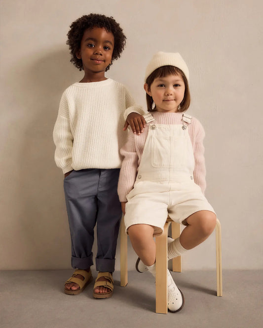 Washable Cashmere Fisherman Tunic Sweater - US 3048