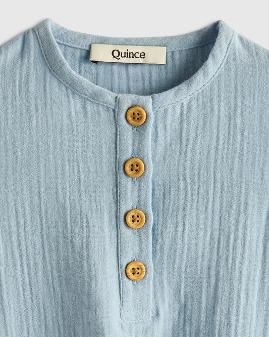 100% Organic Cotton Gauze Bubble Romper - US 0654