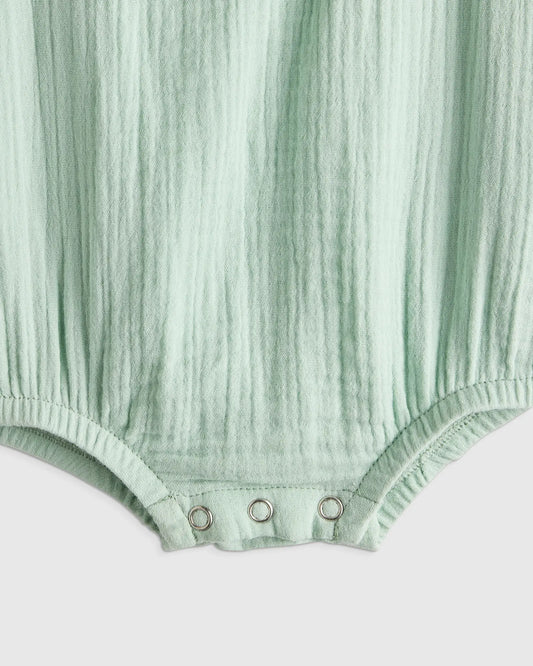 100% Organic Cotton Gauze Bubble Romper - US 7173