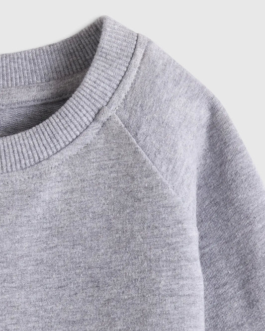 Organic Cotton French Terry Crew Neck Sweatshirt - US 9557