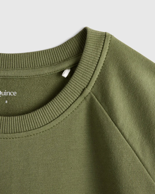 Organic Cotton French Terry Crew Neck Sweatshirt - US 0093