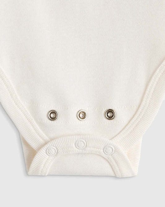 100% Organic Cotton Long Sleeve Bodysuit - US 2577