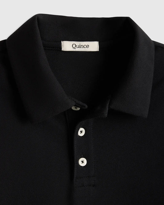 Organic Cotton Long Sleeve Pique Polo - US 7081