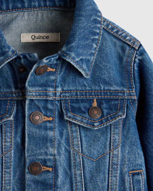100% Organic Cotton Denim Jacket - US 8973