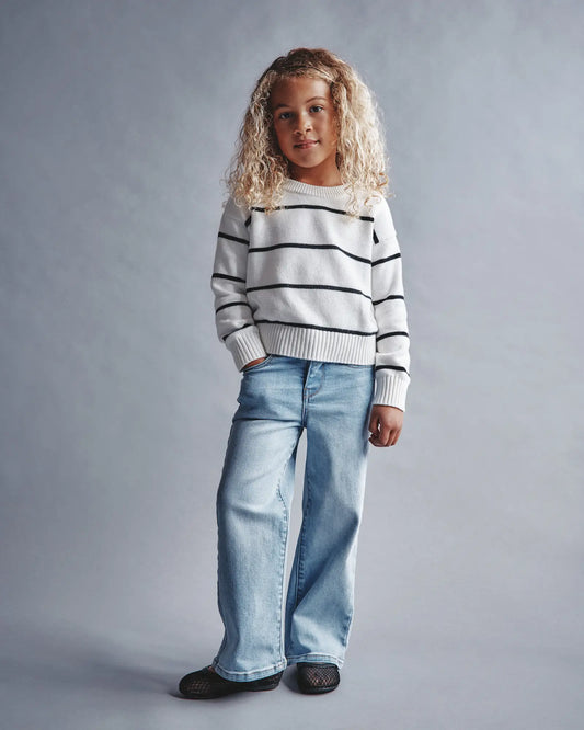 Girls Stretch Wide Leg Jeans - US 2614