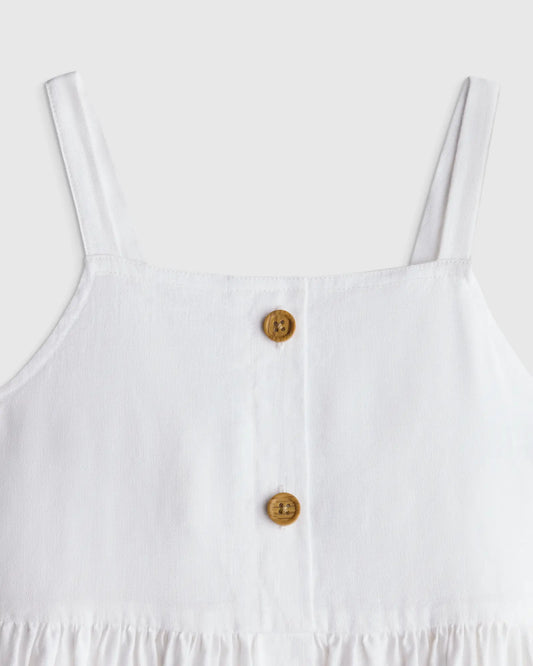 Girls Sleeveless 100% Linen Dress - US 8475