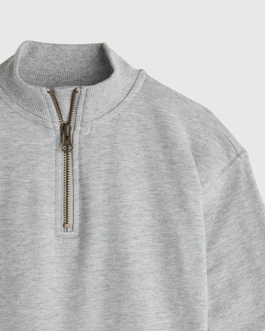 Organic Cotton French Terry Quarter-Zip - US 4956