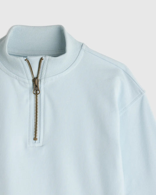 Organic Cotton French Terry Quarter-Zip - US 1116