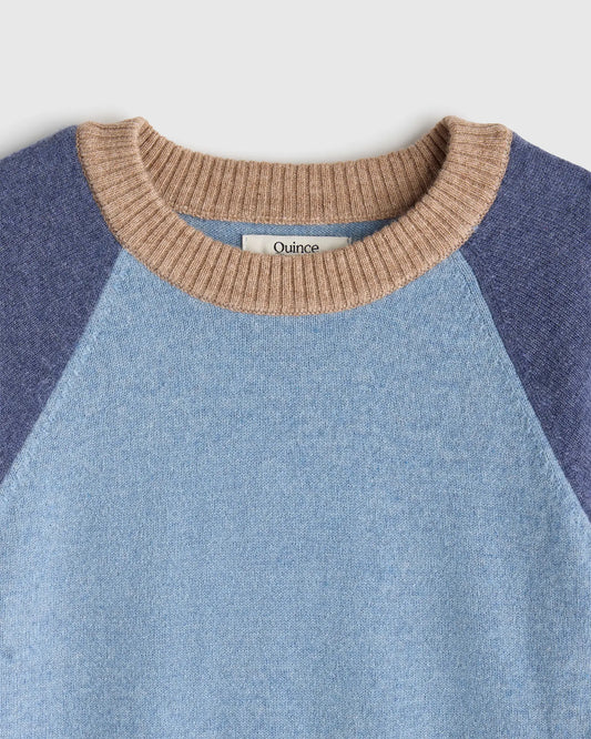 Colorblock Cashmere Crewneck Sweater - US 7761