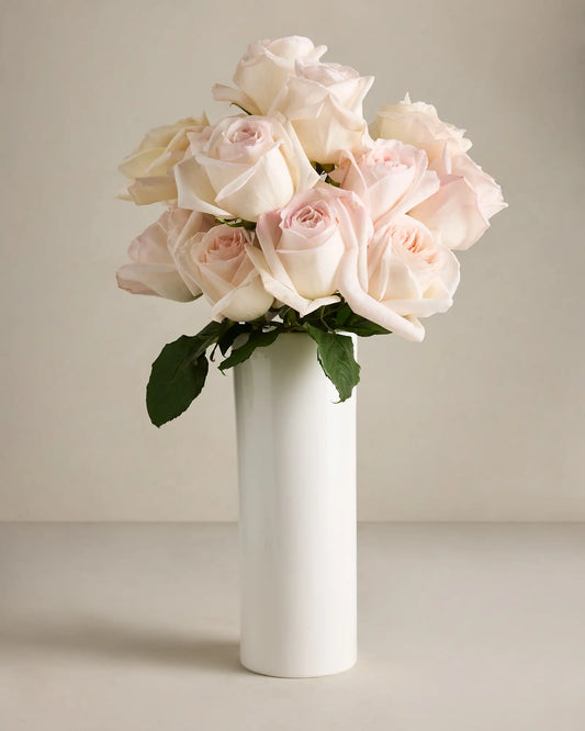 Pearl Garden Roses (12 stems) - US 6315