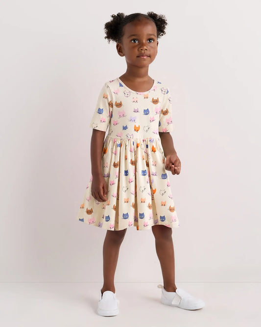 Organic Cotton Skater Dress - US 3383