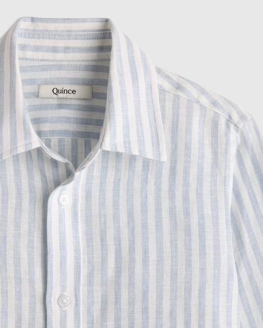 100% European Linen Long Sleeve Shirt - US 8159