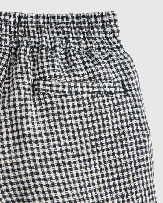 100% European Linen Drawstring Shorts - US 6748