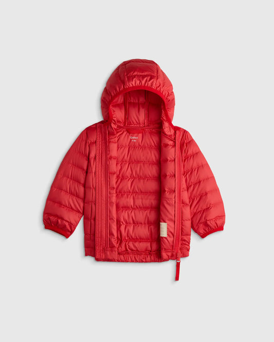 Lightweight Down Hooded Puffer Jacket - US 6324