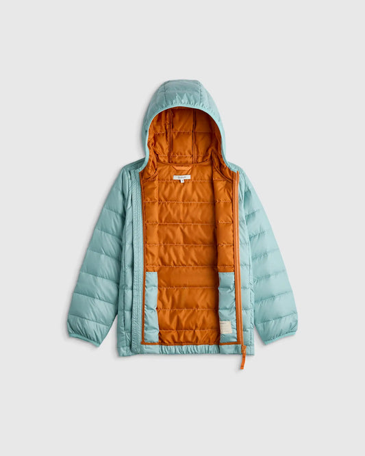 Lightweight Down Hooded Puffer Jacket - US 9584