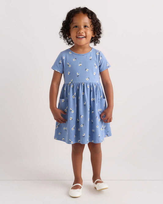 Organic Cotton Fit and Flare Pocket Dress - US 9368