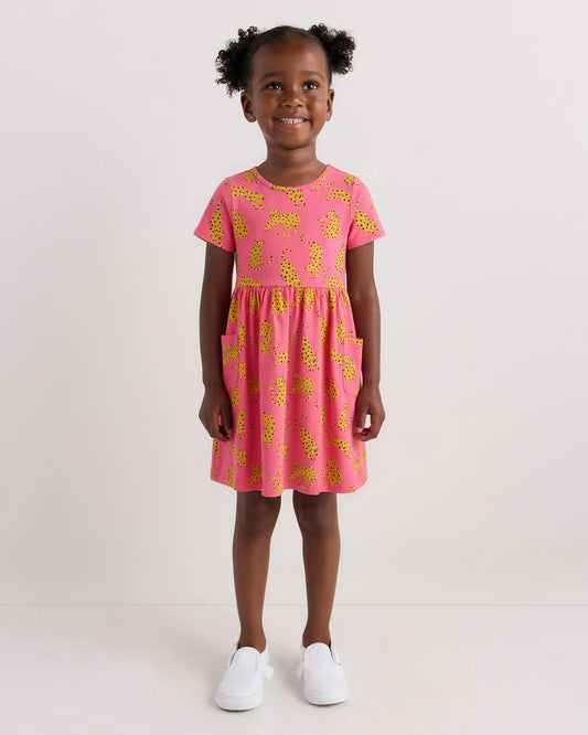 Organic Cotton Fit and Flare Pocket Dress - US 1452