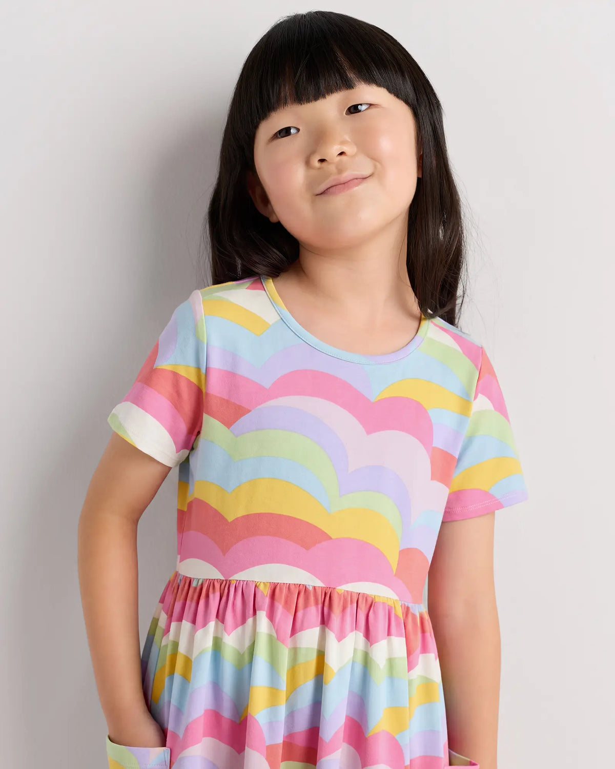 Organic Cotton Fit and Flare Pocket Dress - US 4608