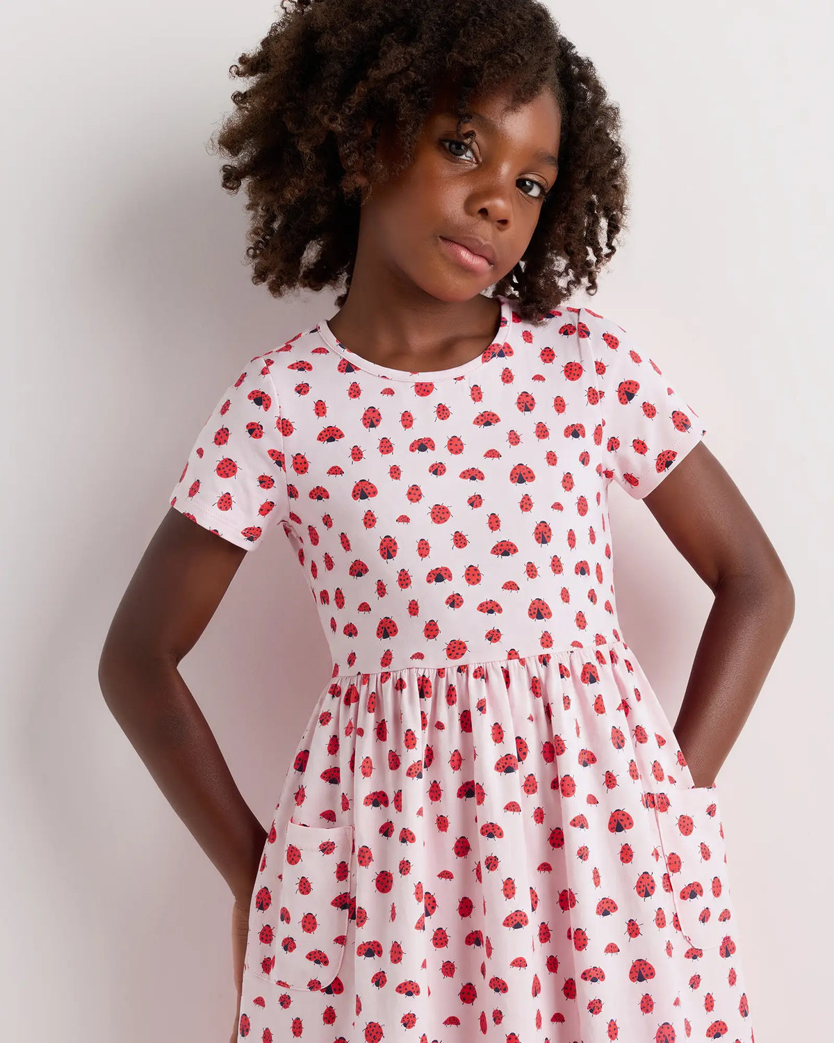 Organic Cotton Fit and Flare Pocket Dress - US 2161