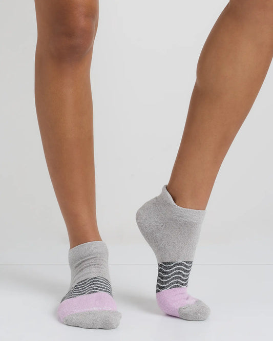 Everyday Cotton Tri-Block Marl Ankle Socks (4-pack) - US 2003