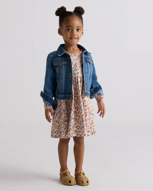 Organic Cotton Long Sleeve Skater Dress - US 6665
