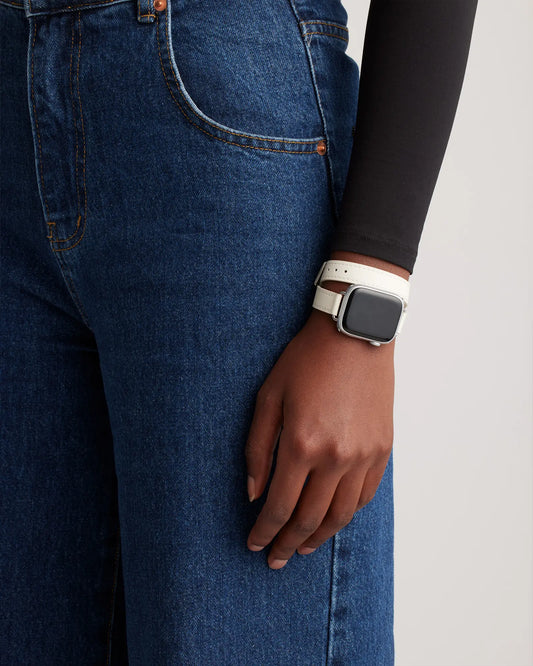Leather Double Wrap Smartwatch Band - US 0910