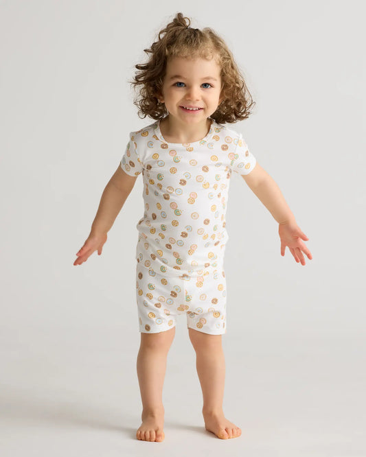 Bamboo Short Sleeve and Shorts Pajama Set - US 9982