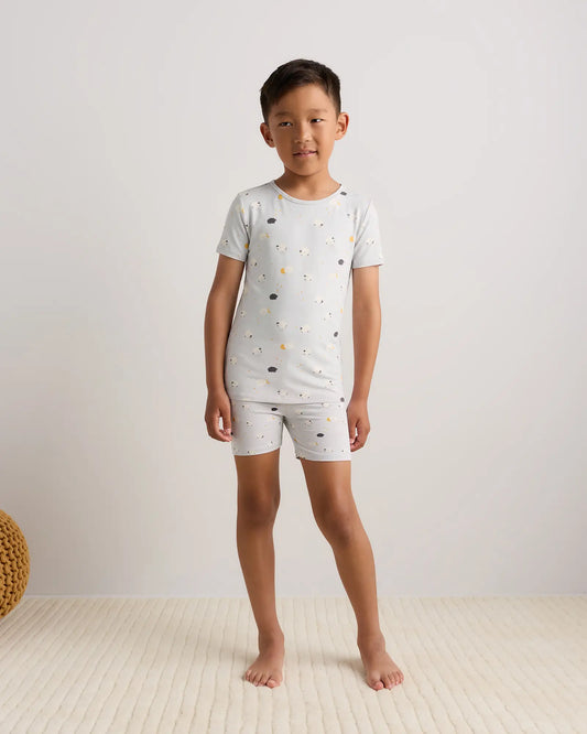 Bamboo Short Sleeve and Shorts Pajama Set - US 5157