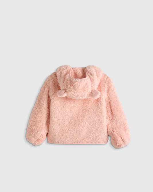 Recycled Sherpa Fleece Bear Hood Jacket - US 9315