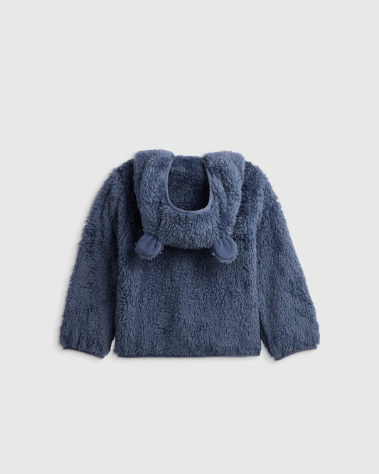 Recycled Sherpa Fleece Bear Hood Jacket - US 0786