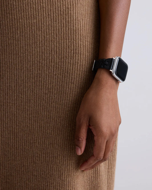 Braided Leather Smartwatch Band - US 9257