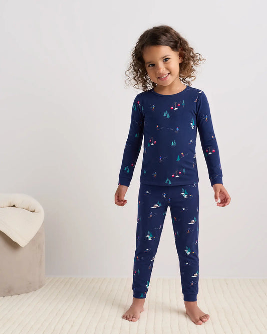 Bamboo Long Sleeve and Pant Pajama Set - US 7393