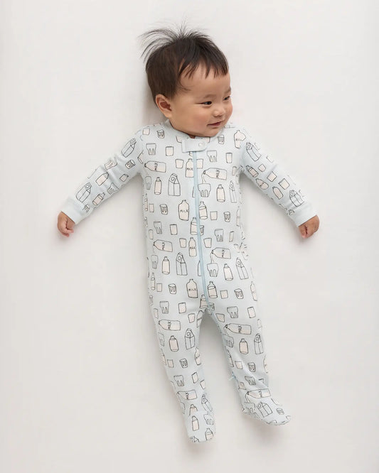100% Organic Cotton Footie Pajama - US 4378