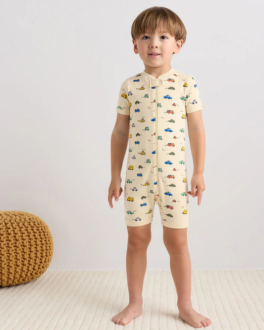 100% Organic Cotton Shortie Onesie Pajama - US 4269