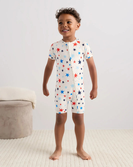 Bamboo Shortie Onesie Pajama - US 9824