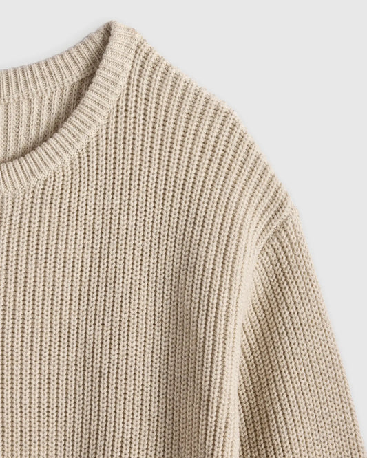 100% Organic Cotton Fisherman Tunic Sweater - US 3020