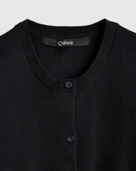 100% Organic Cotton Crewneck Cardigan - US 6525