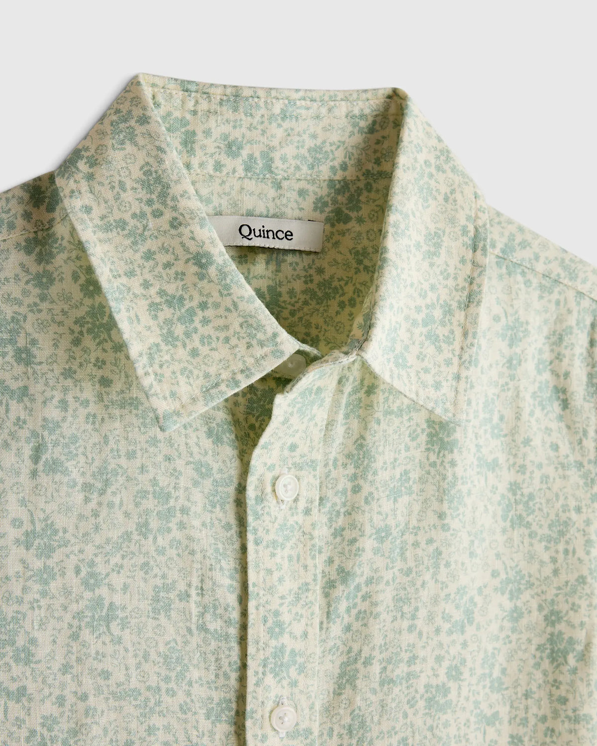 100% European Linen Printed Short Sleeve Shirt - US 2990
