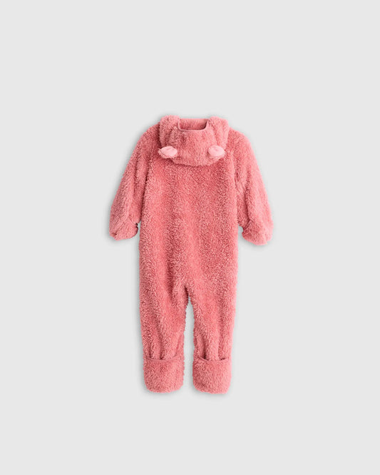 Recycled Sherpa Fleece Baby Bear Bunting - US 5188
