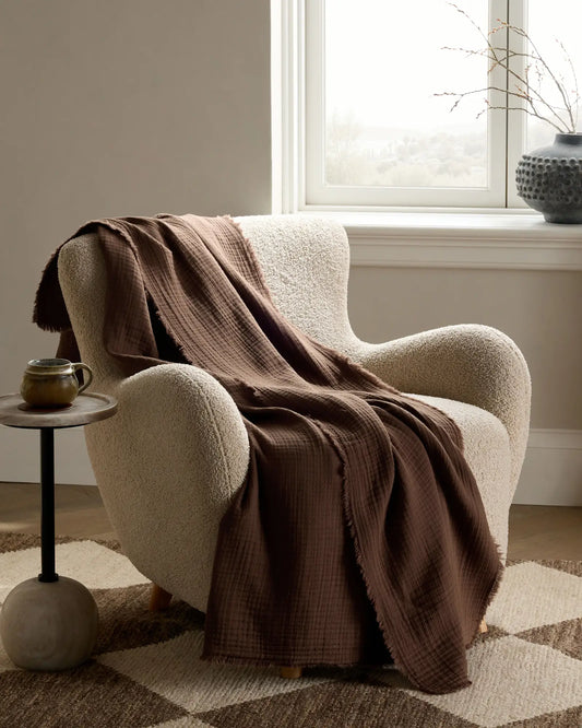 Organic Cotton Gauze Throw - US 0462