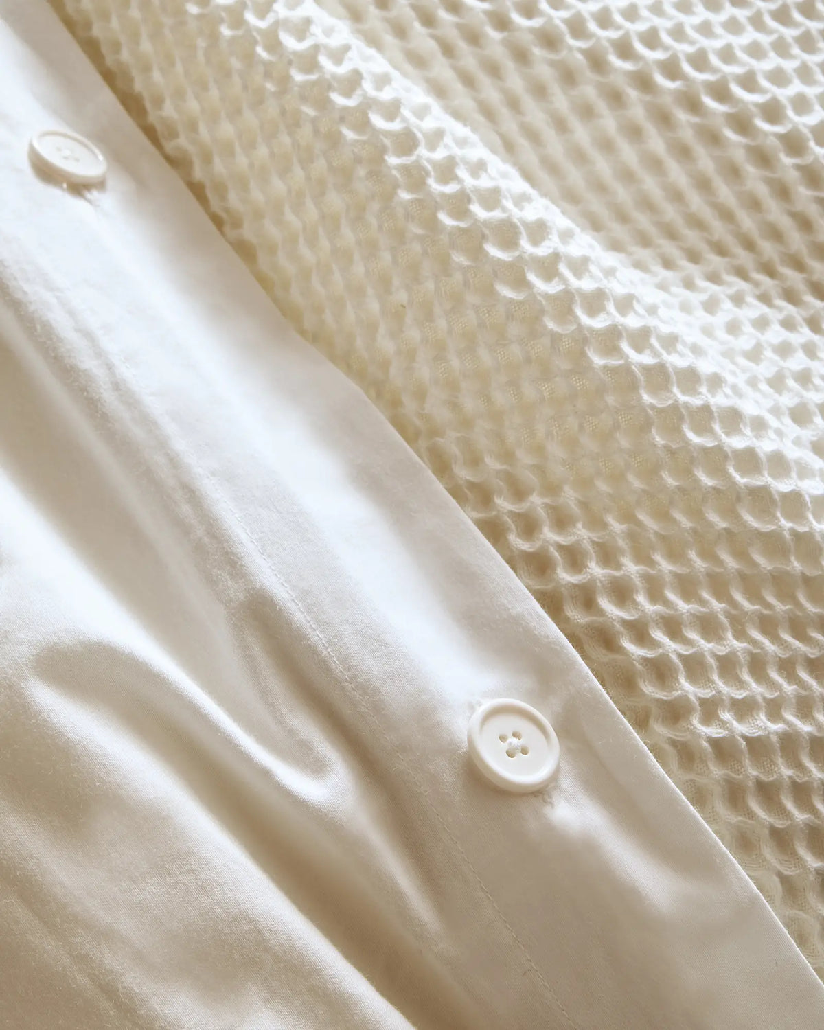 Organic Waffle Duvet Cover - US 6244